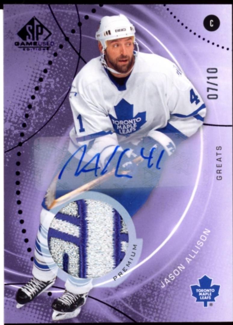 Jason Allison [Purple Autograph] #84