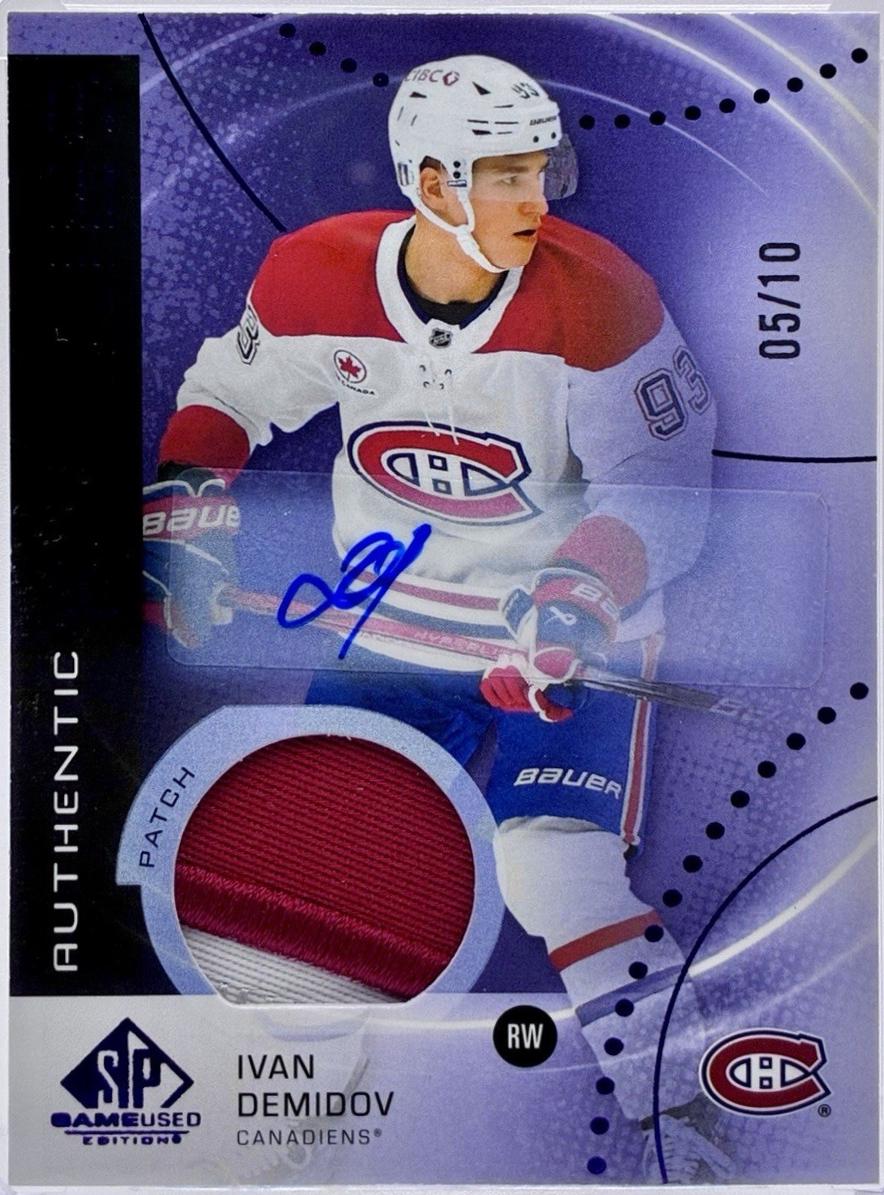 Ivan Demidov [Purple Autograph Patch] #AR-ID