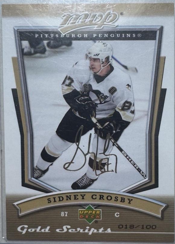 Sidney Crosby [Gold Script] #300