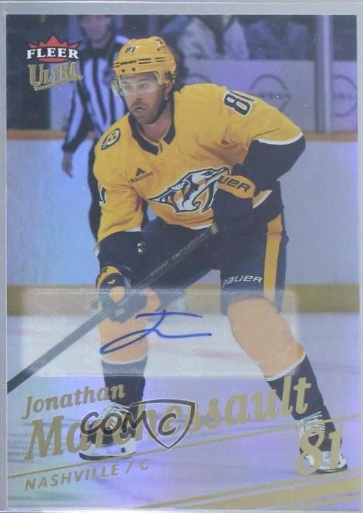 Jonathan Marchessault [Gold Rainbow Foil Auto] #10