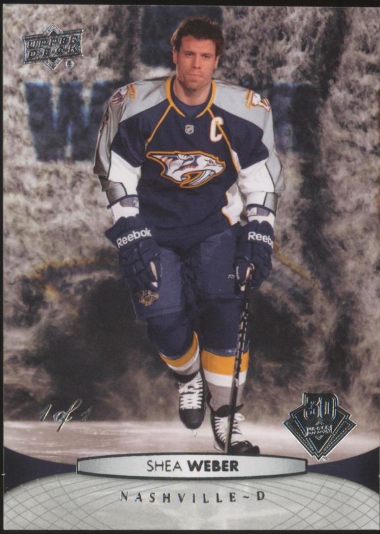 Shea Weber [Printing Plate] #97