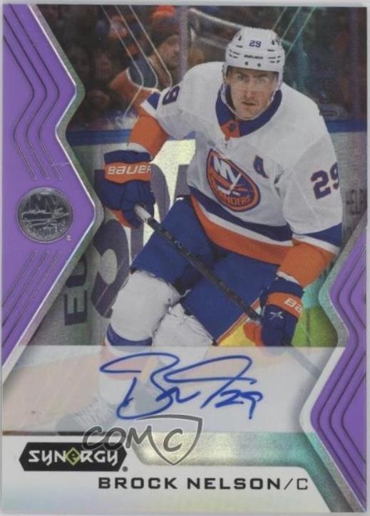 Brock Nelson [Purple Autograph] #59