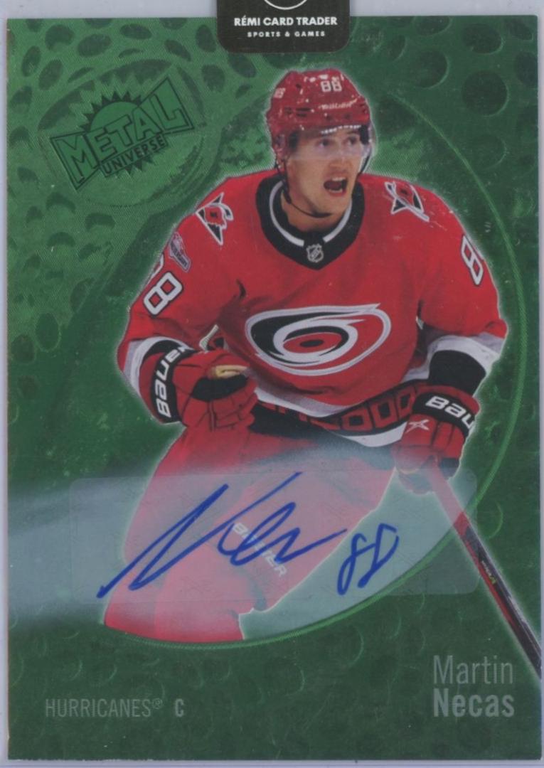 Martin Necas [Green FX Autograph] #53