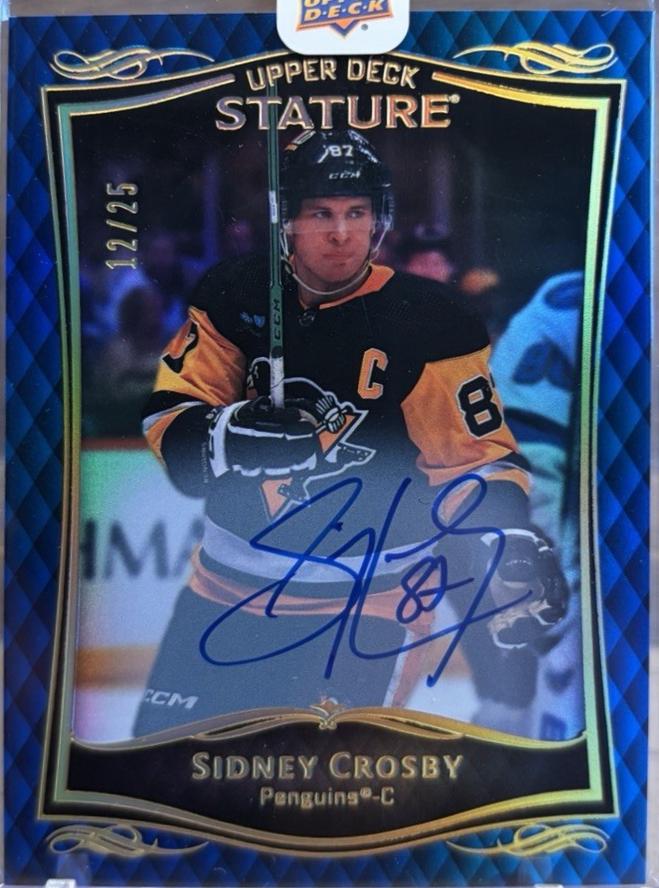 Sidney Crosby [Blue Autograph] #13