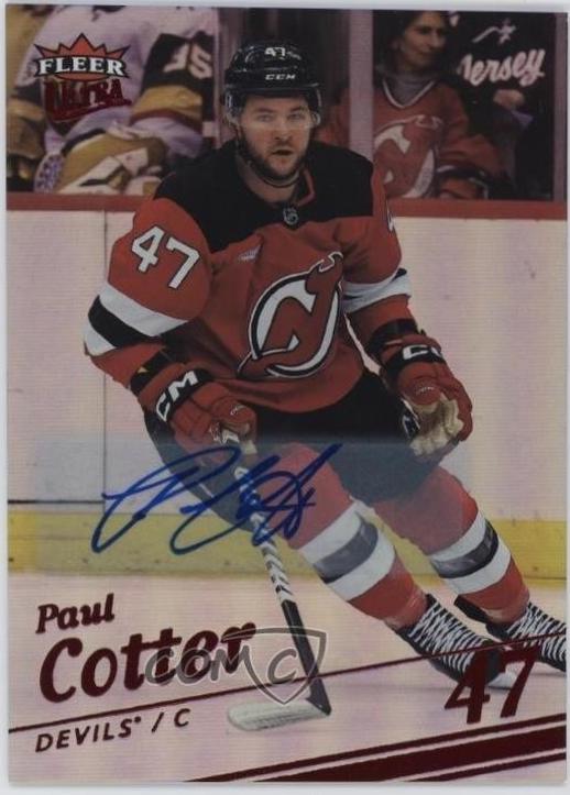 Paul Cotter [Red Rainbow Foil Auto] #39
