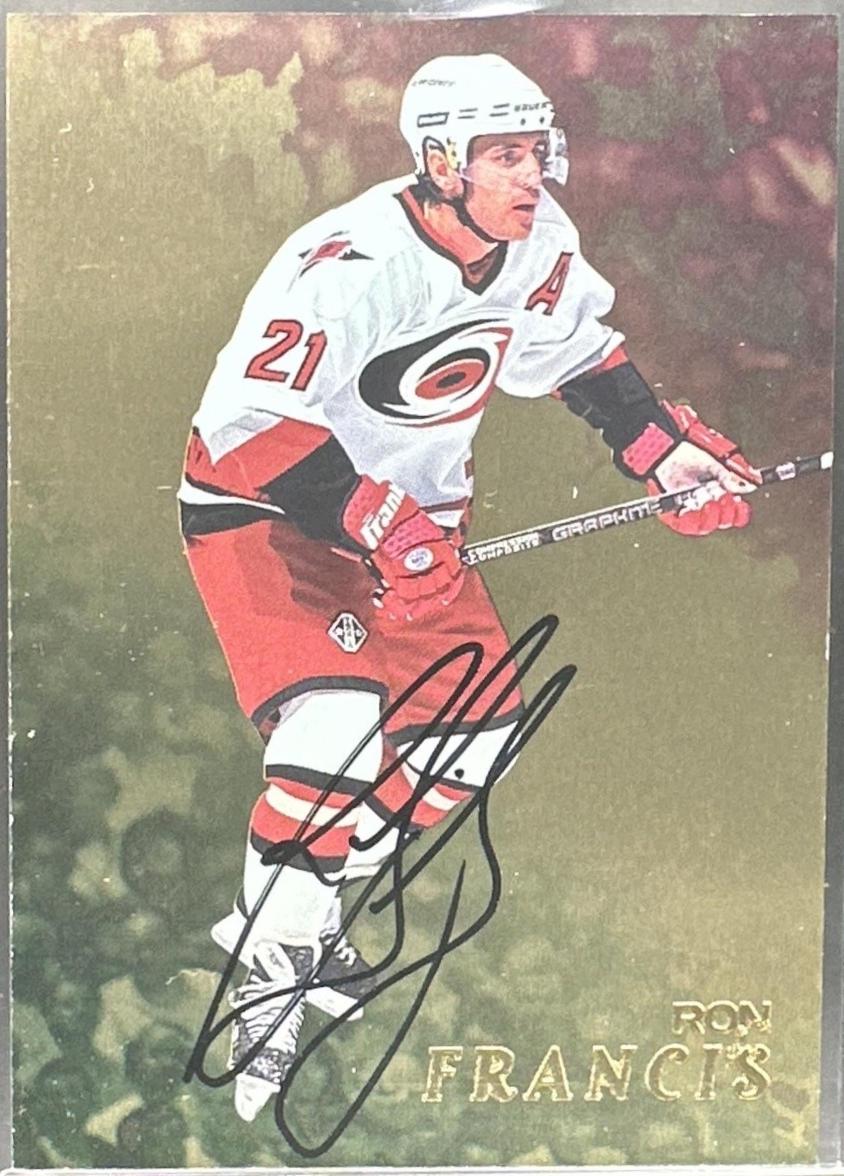 Ron Francis [Gold Autograph] #174