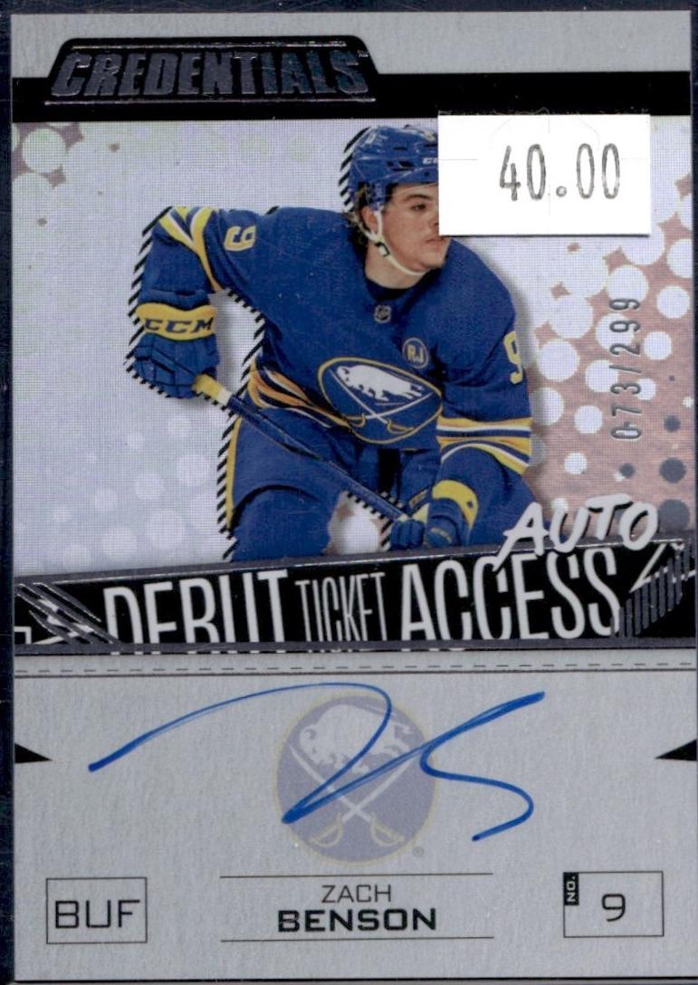 Zach Benson [Blue] #DTAA-ZB