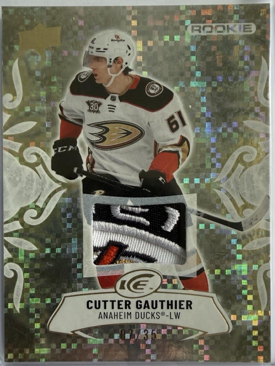 Cutter Gauthier [Gold Patch Auto] #125