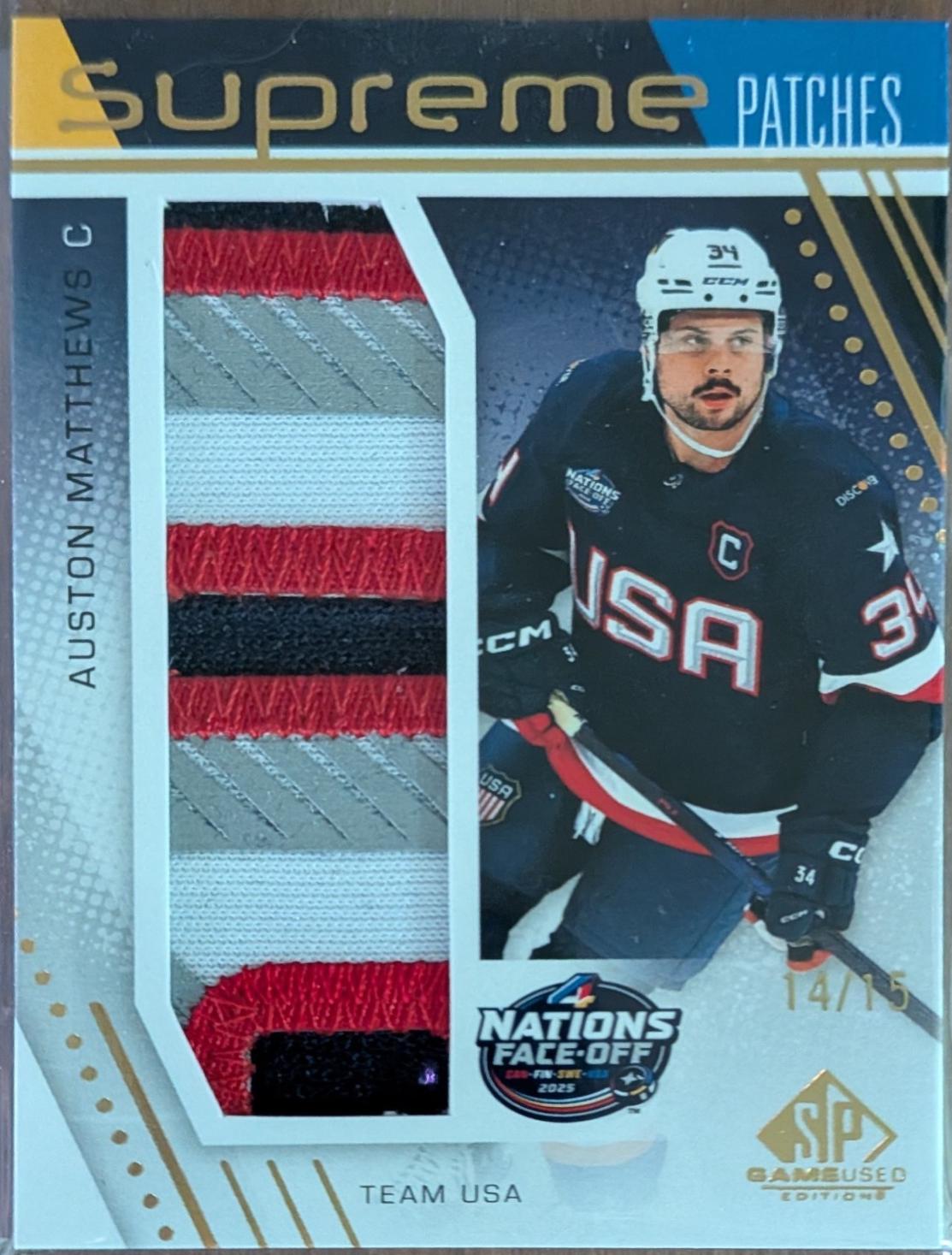 Auston Matthews [Team USA] #SP4N-AM