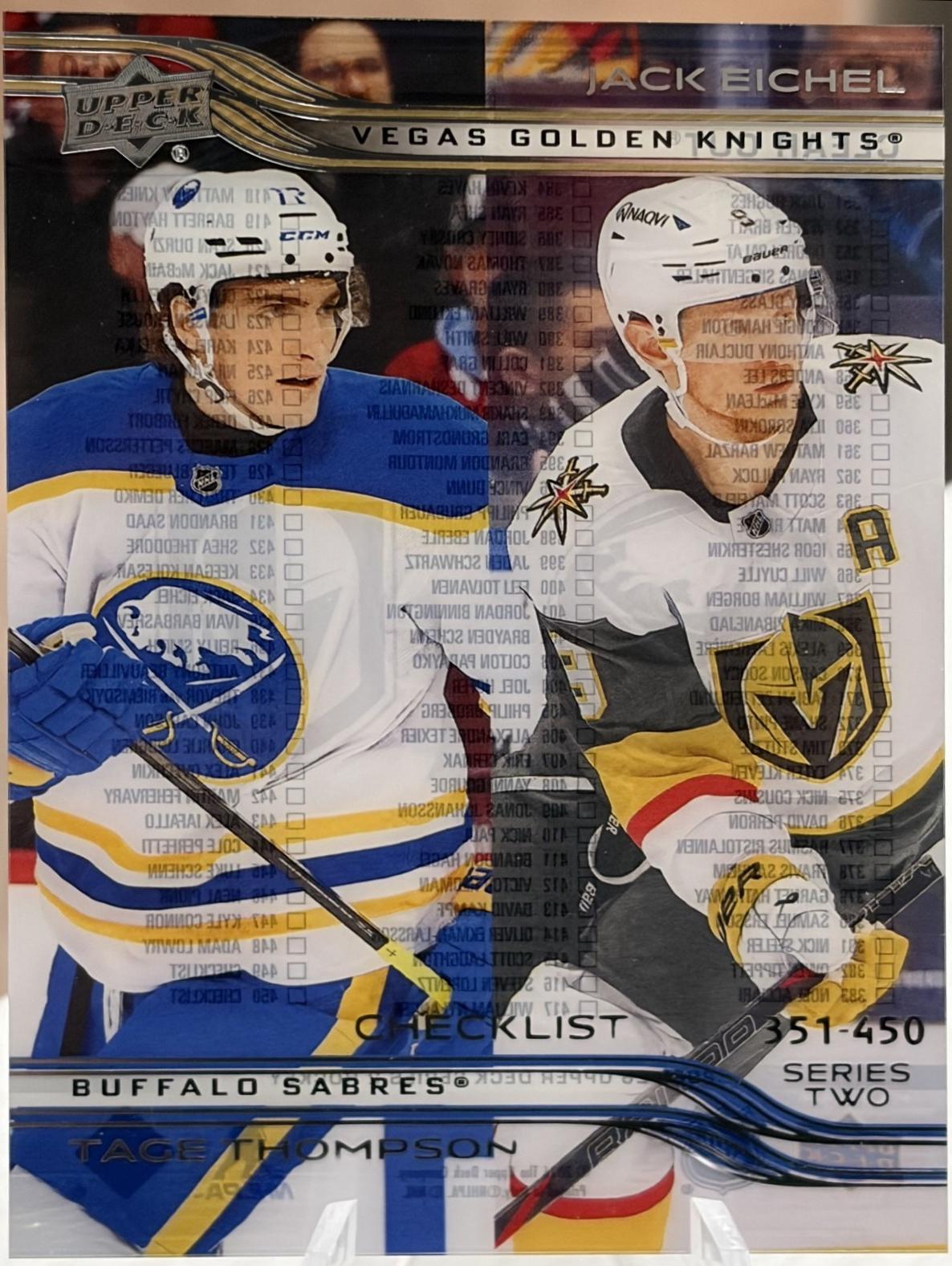 Jack Eichel / Tage Thompson [Clear Cut] #450