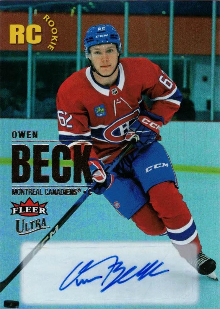 Owen Beck [Rainbow Foil Autograph] #226