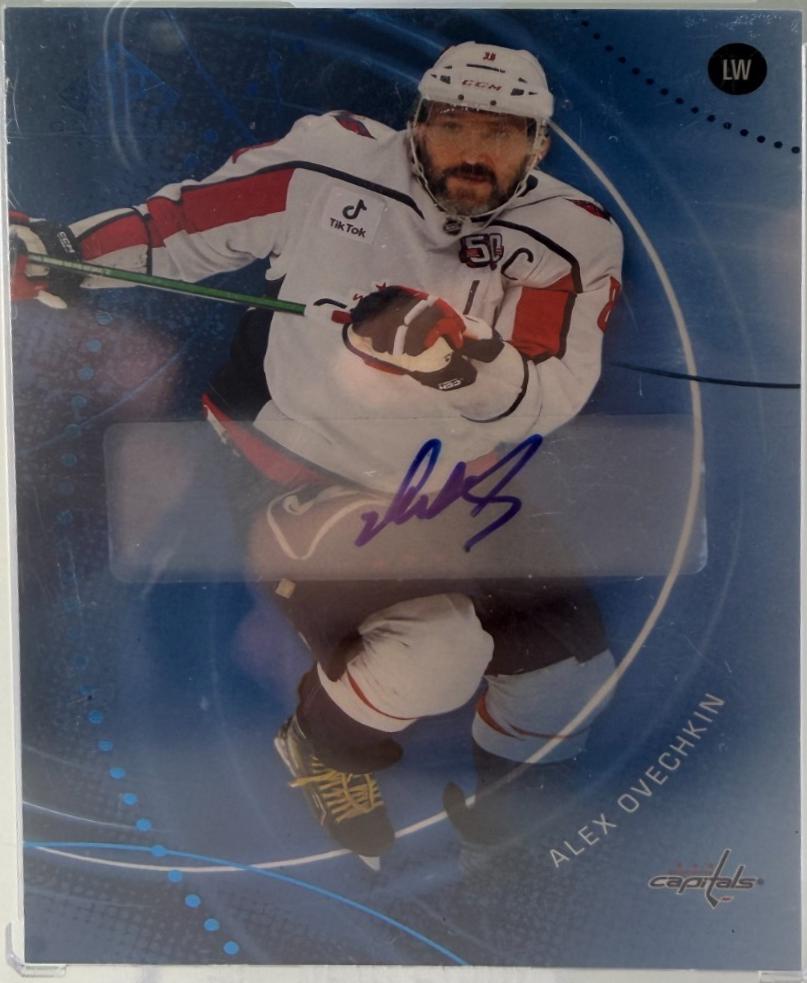 Alex Ovechkin [Blue Autograph] #169
