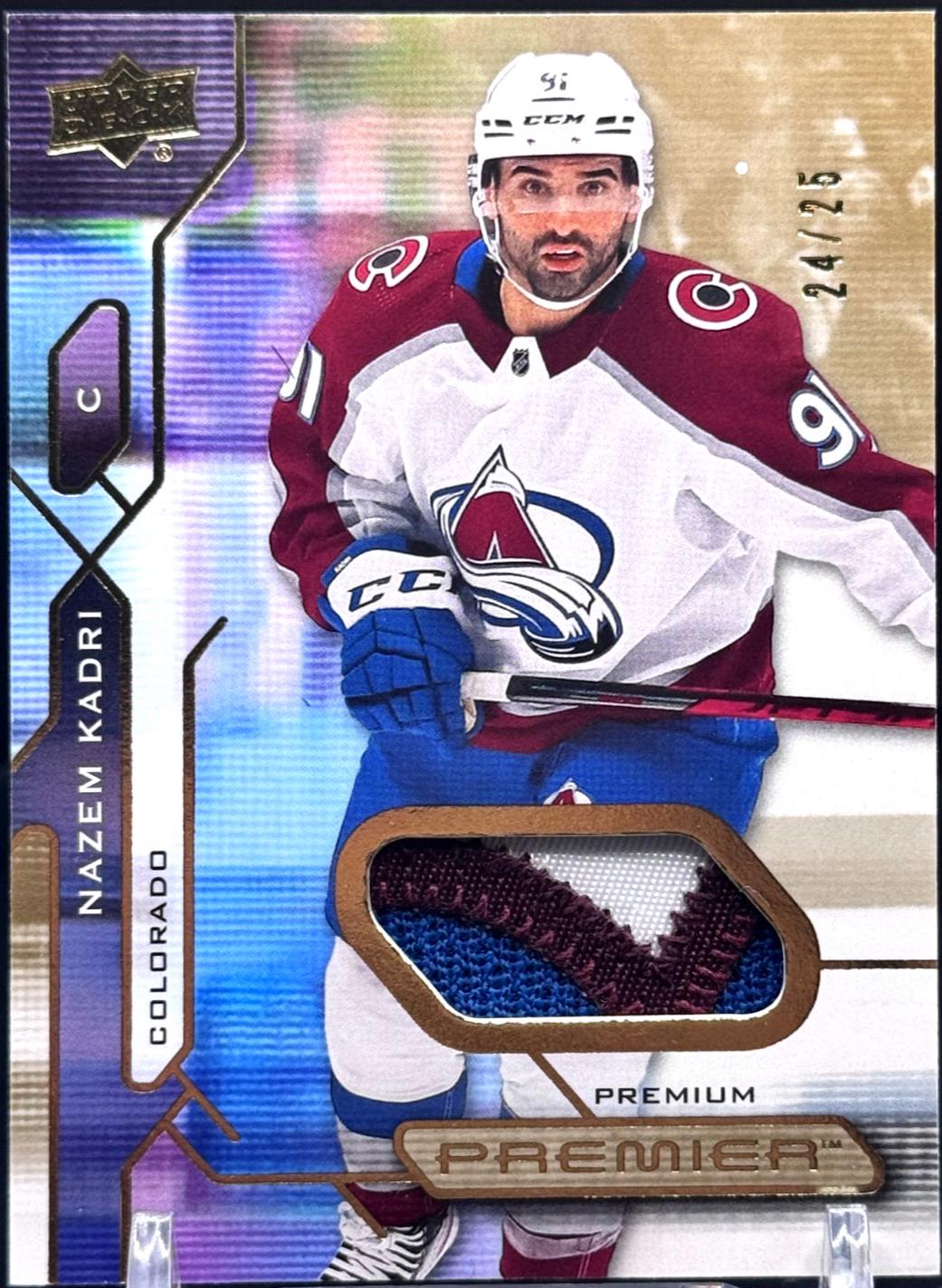 Nazem Kadri [Premium Memorabilia Patch Jersey] #84
