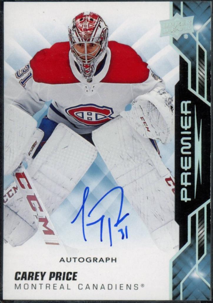 Carey Price [Silver Spectrum Autograph] #42