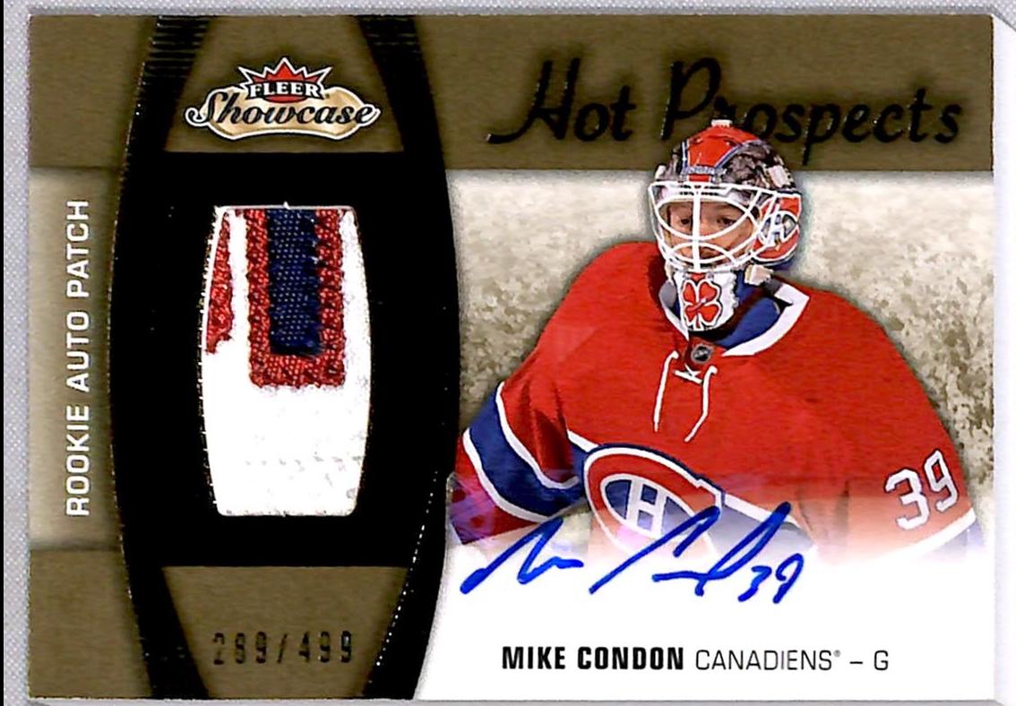 Mike Condon [White Hot Autograph] #159