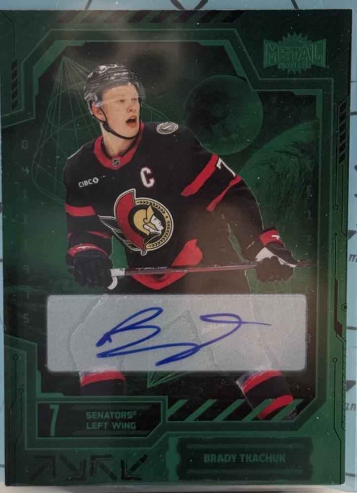 Brady Tkachuk [Green Autograph] #83
