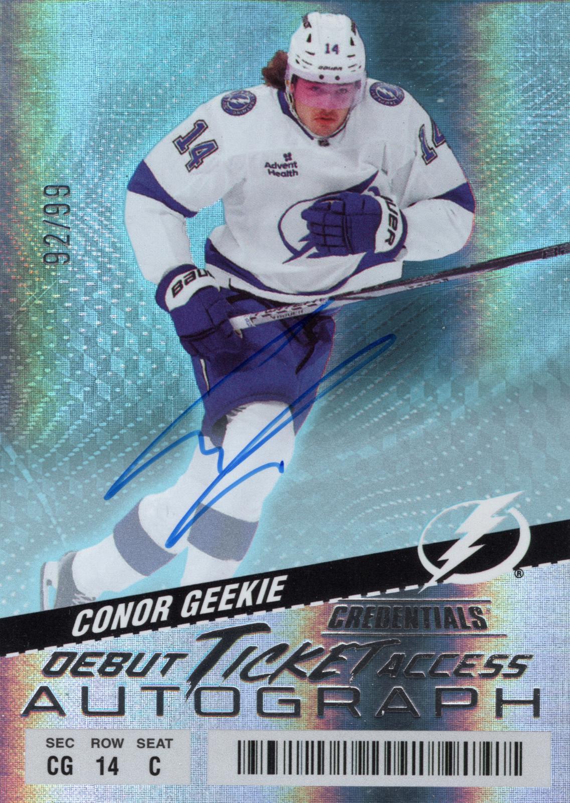 Conor Geekie [Autograph] #114