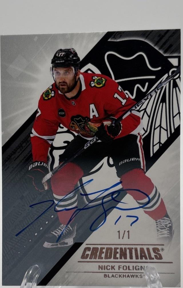 Nick Foligno [Black Autograph] #83