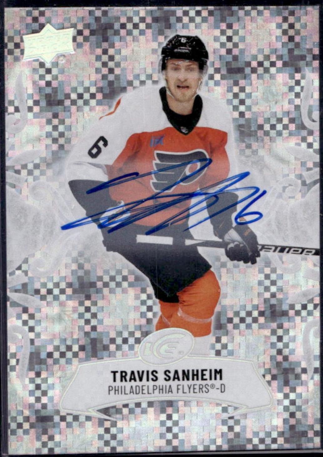 Travis Sanheim [White Snowflake Autograph] #58