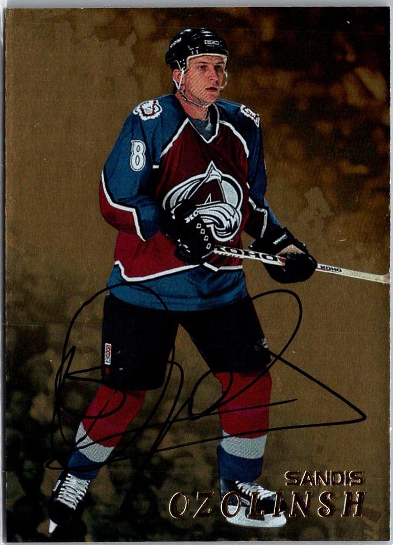 Sandis Ozolinsh [Gold Autograph] #188