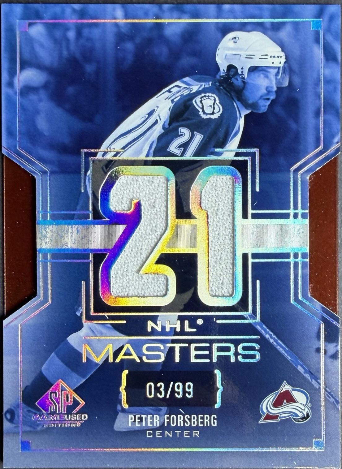 Peter Forsberg [Greats Patch] #NM-89