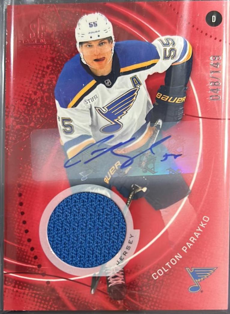 Colton Parayko [Red Auto Jersey] #183
