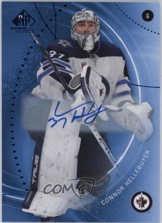 Connor Hellebuyck [Blue Autograph] #162
