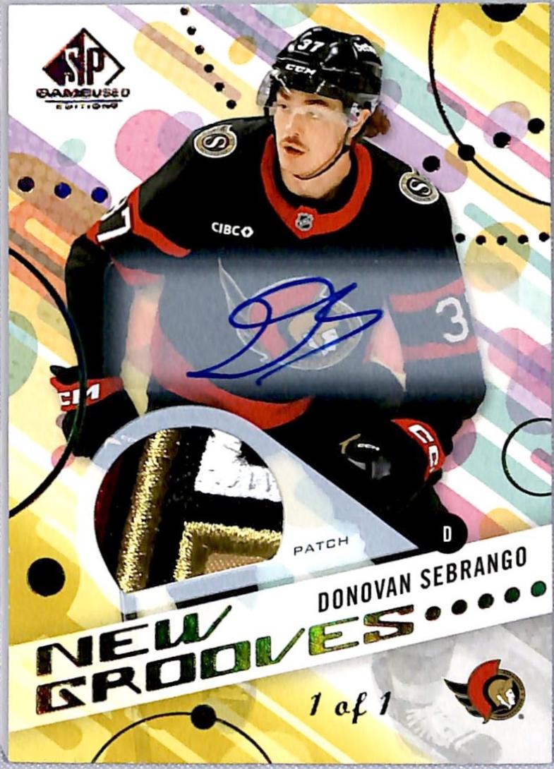 Donovan Sebrango [Gold Spectrum Patch Red Autograph] #NG-17