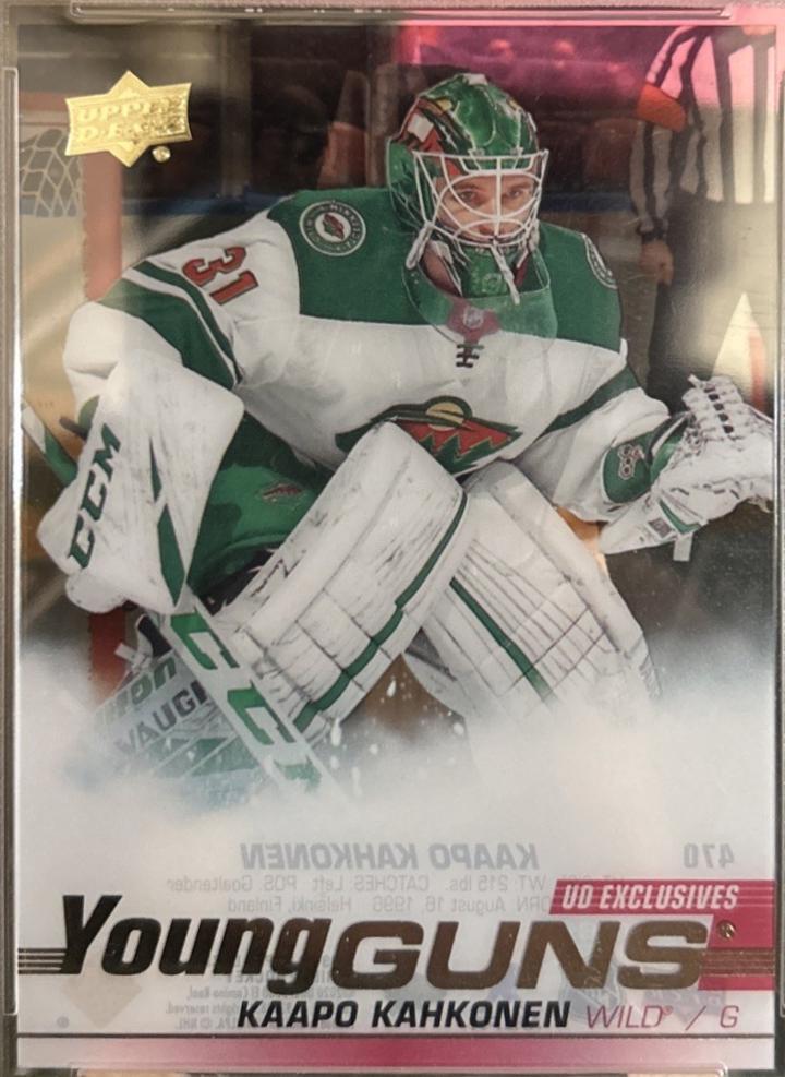 Kaapo Kahkonen [Clear Cut UD Exclusives] #470