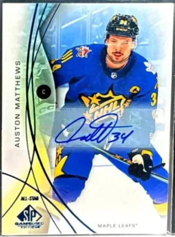 Auston Matthews [Blue Autograph] #132