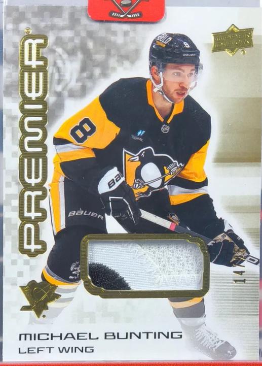 Michael Bunting [Gold Premium Memorabilia] #22