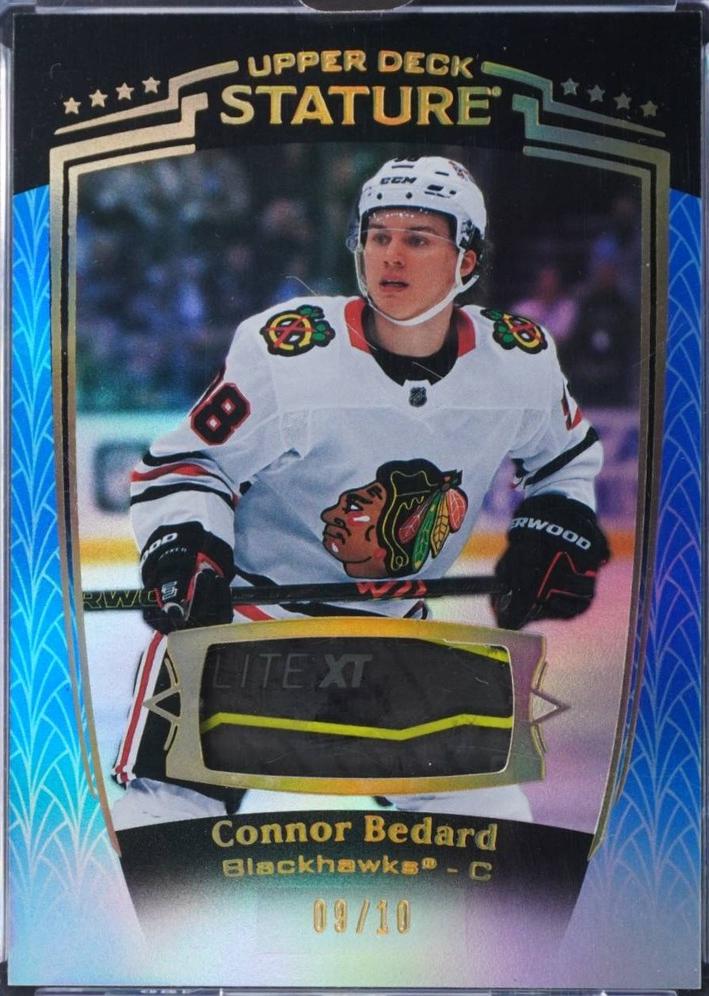 Connor Bedard [Blue Memorabilia] #25