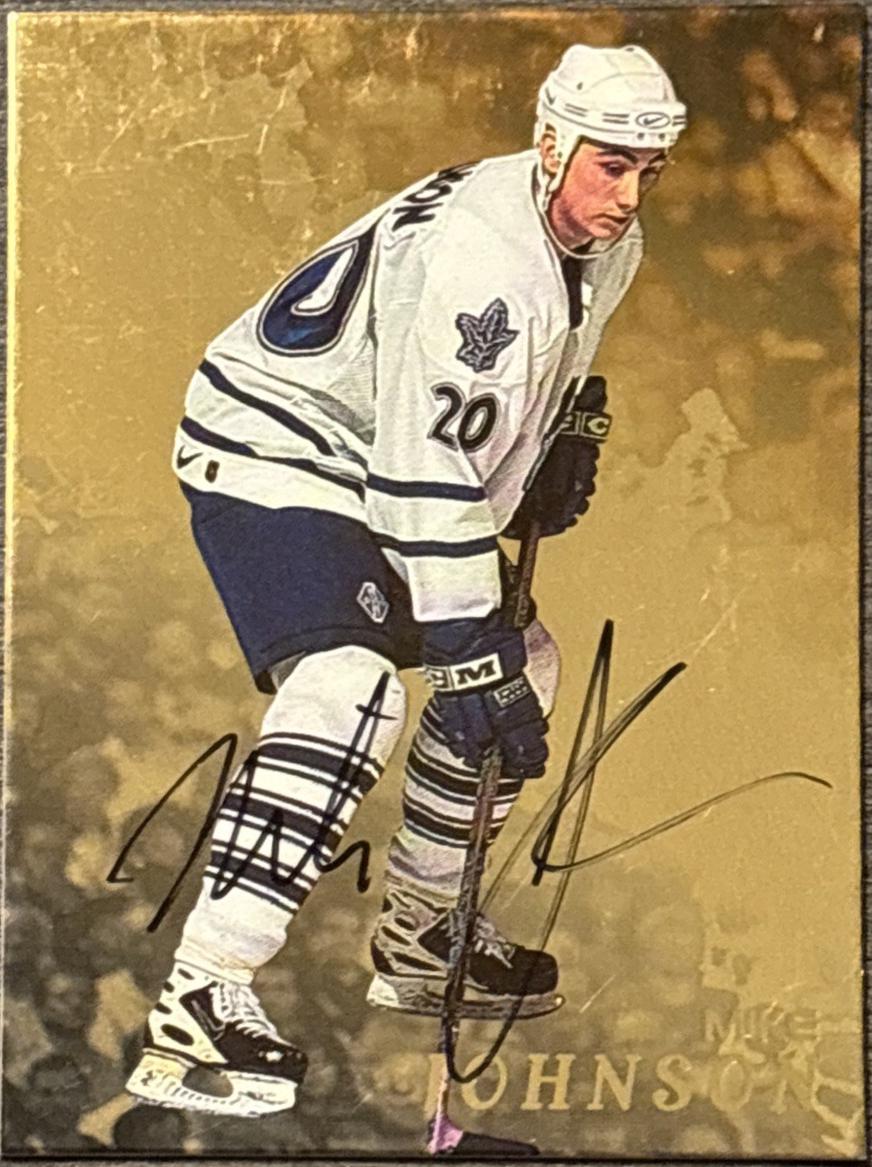 Mike Johnson [Gold Autograph] #137