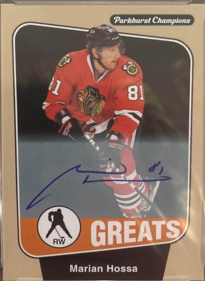 Marian Hossa [Greats Autograph] #289