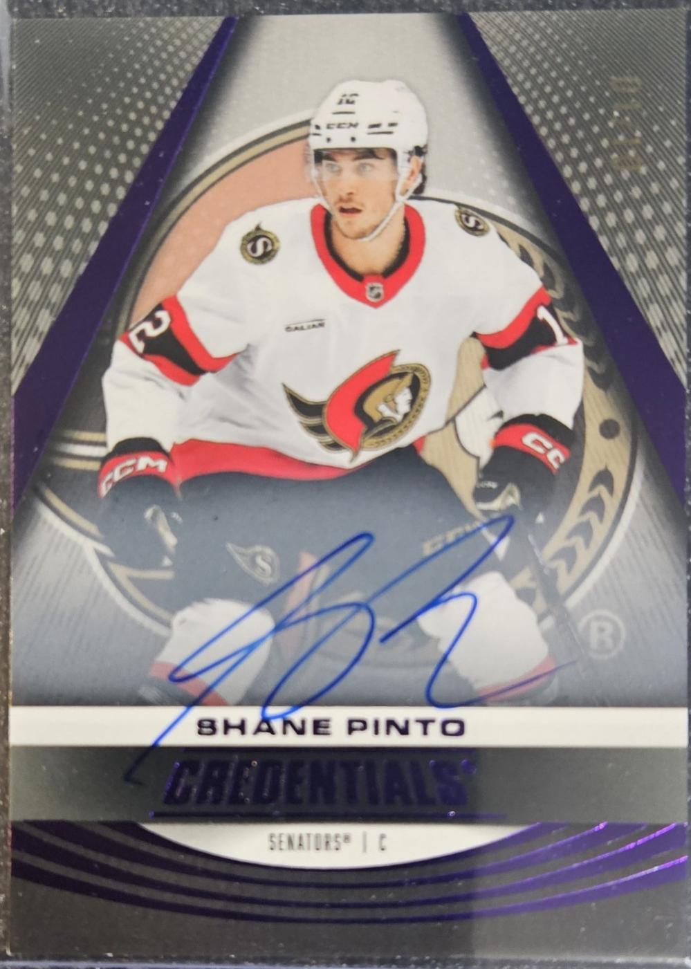 Shane Pinto [Purple Autograph] #15