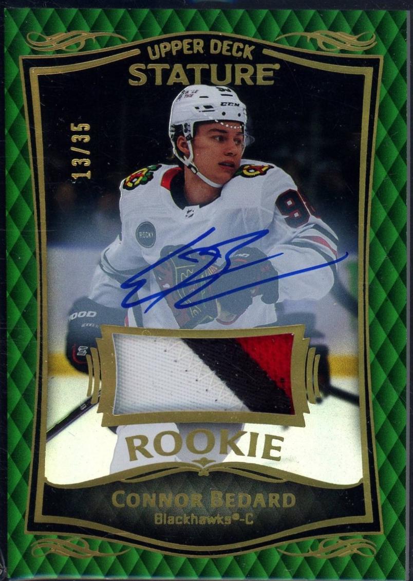 Connor Bedard [Green Autograph Memorabilia] #32