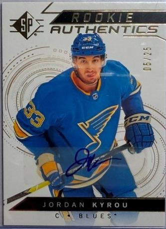 Jordan Kyrou  [Gold Rookie Authentics Signature] #108