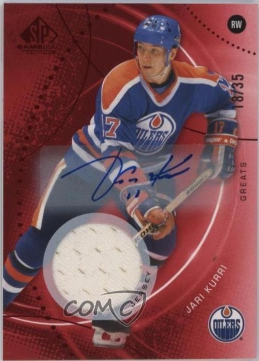 Jari Kurri [Red Auto Jersey] #123