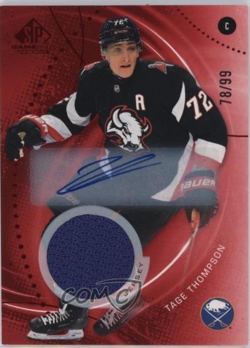 Tage Thompson [Red Auto Jersey] #86