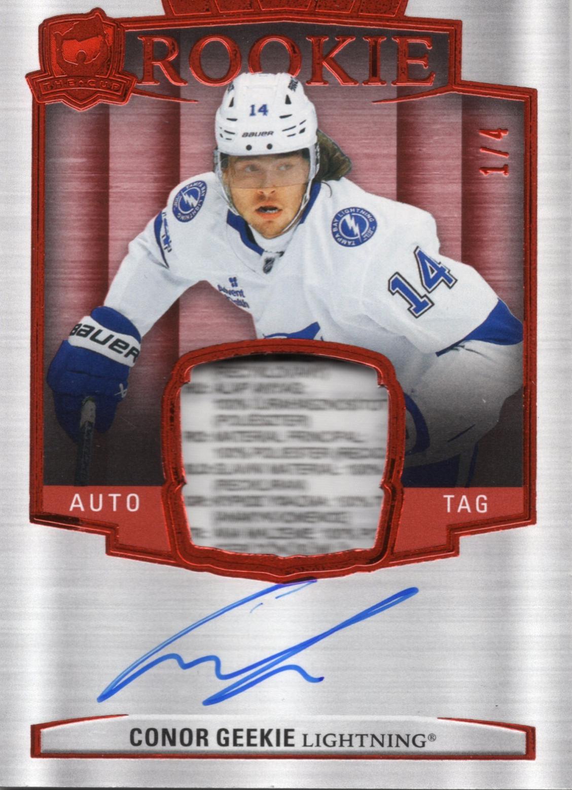 Conor Geekie [Auto Red Foil Tag] #160