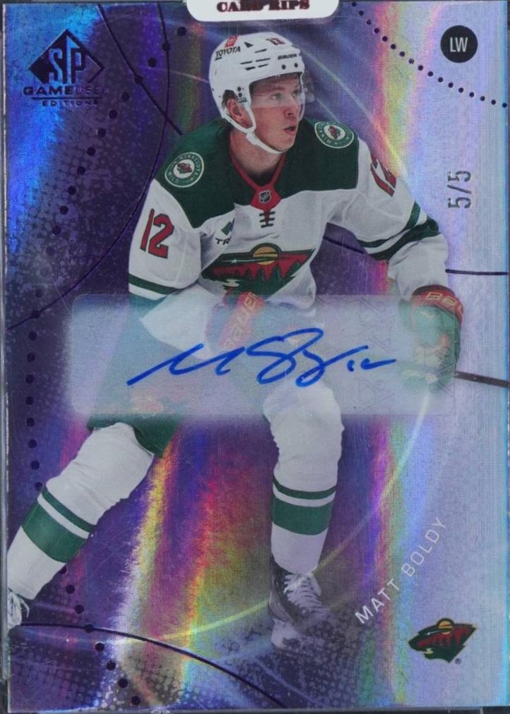 Matt Boldy [Purple Autograph] #24