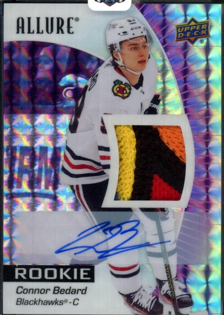Connor Bedard [Purple Diamond Auto Patch] #102