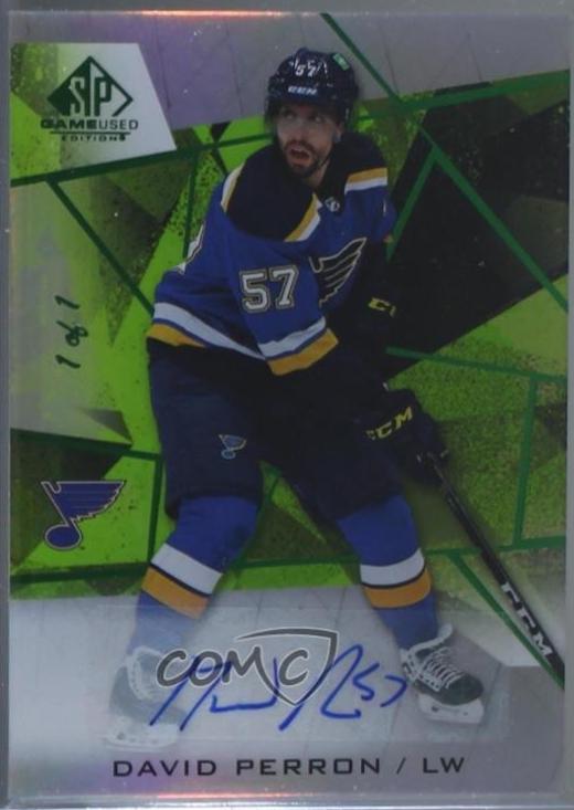 David Perron [Purple Fragment Autograph] #45