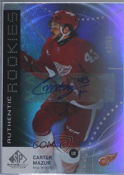 Carter Mazur [Rainbow Uniform Autograph] #AR-CM