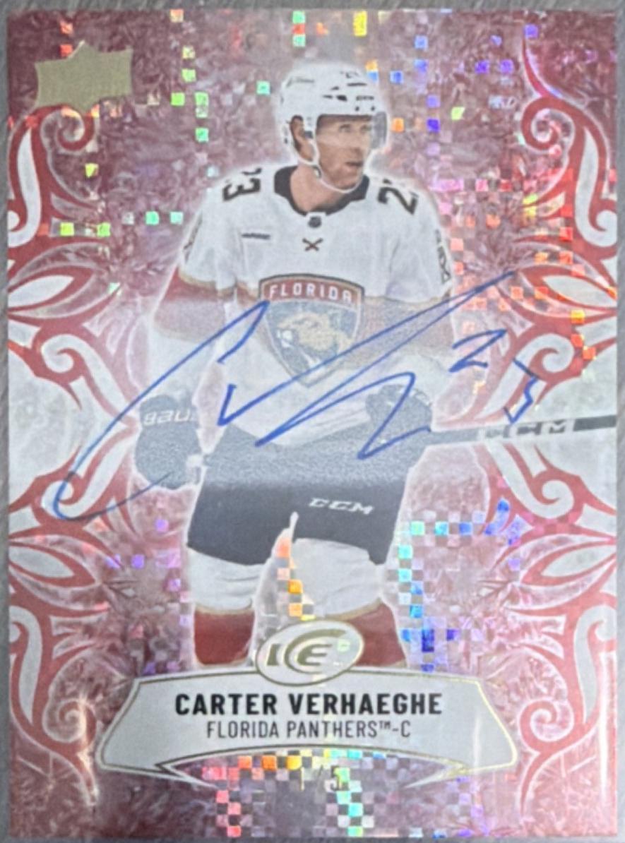 Carter Verhaeghe [Red Autograph] #14