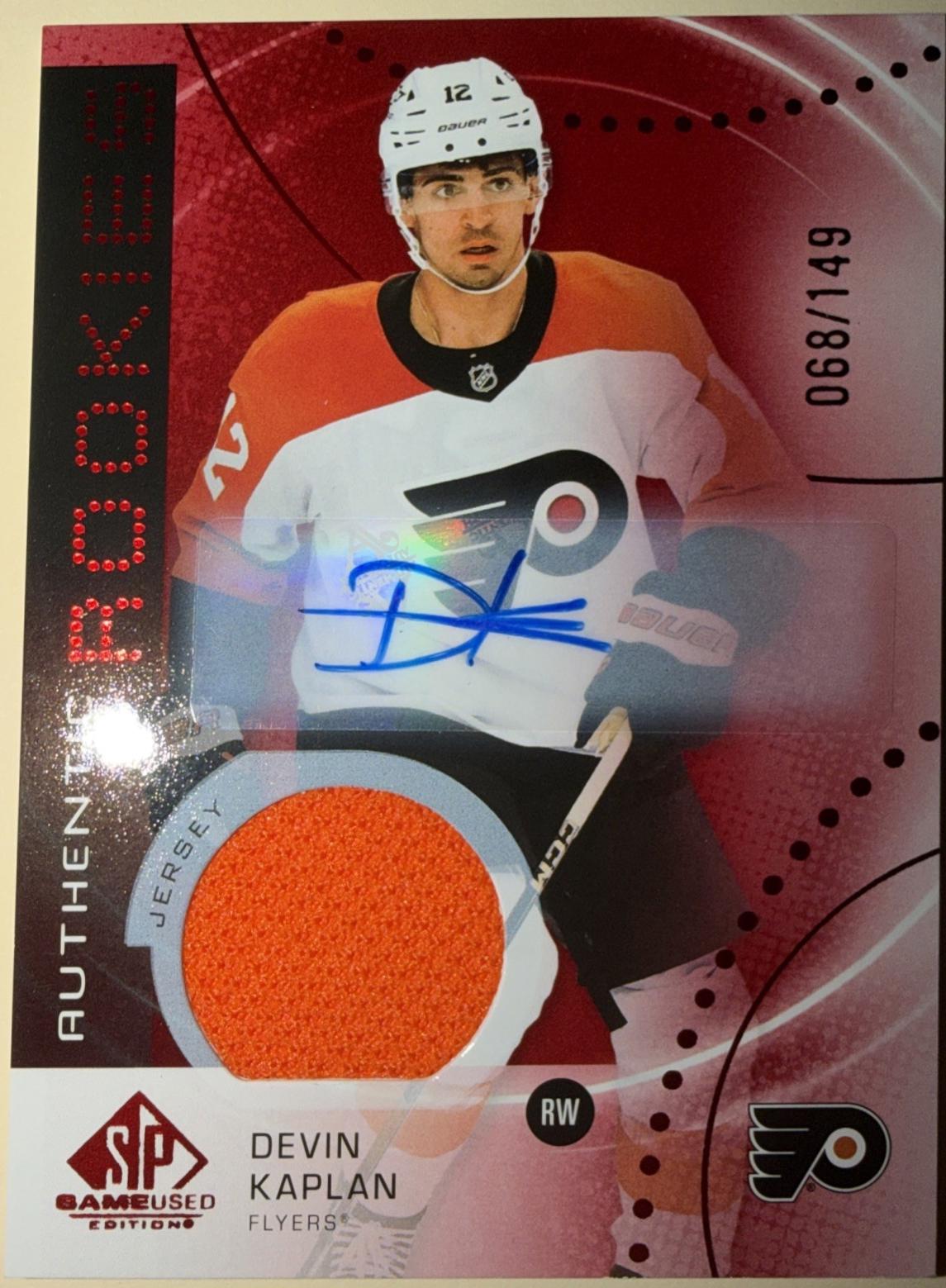 Devin Kaplan [Red Autograph Jersey] #AR-DK