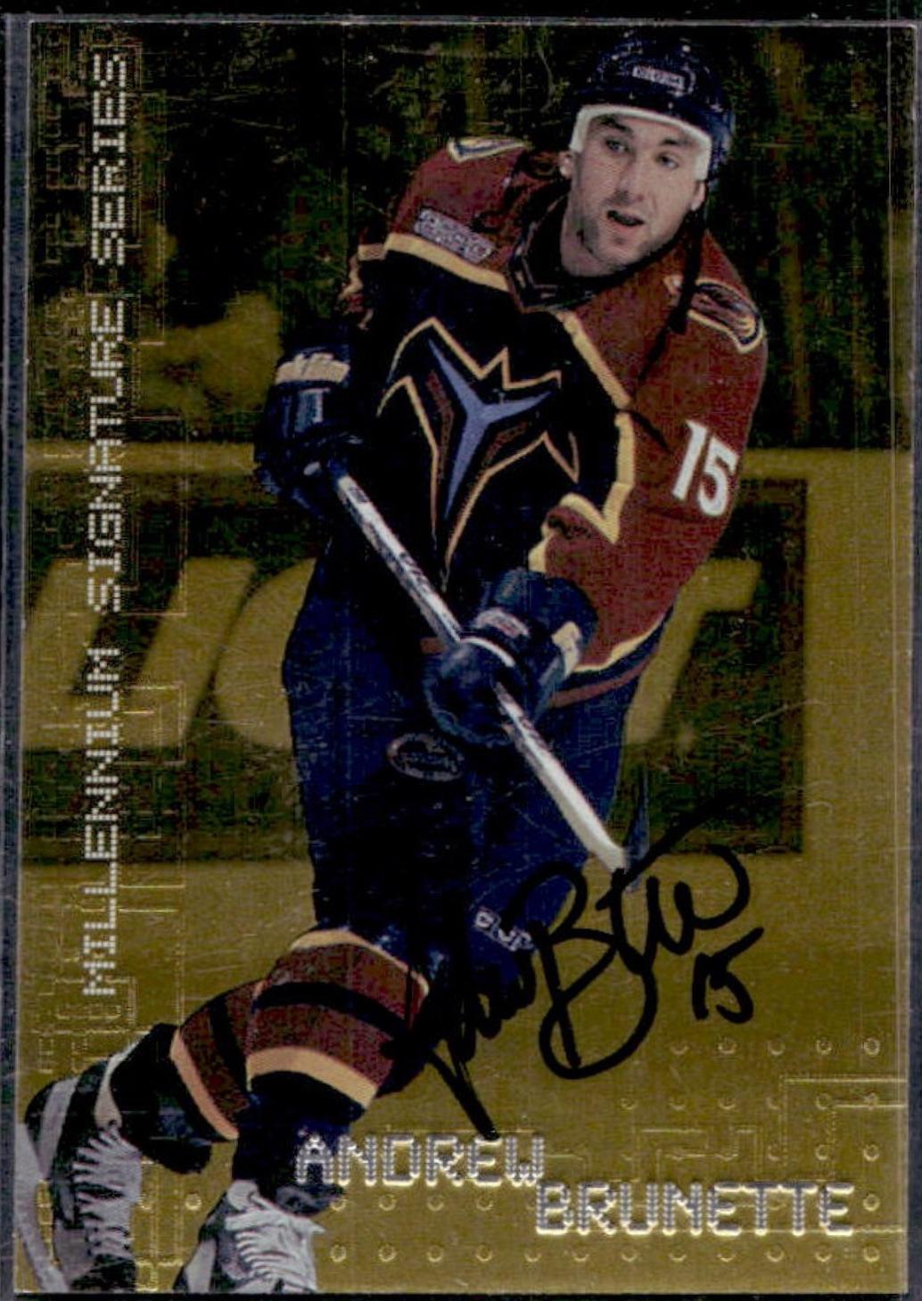 Andrew Brunette [Autograph Gold] #15