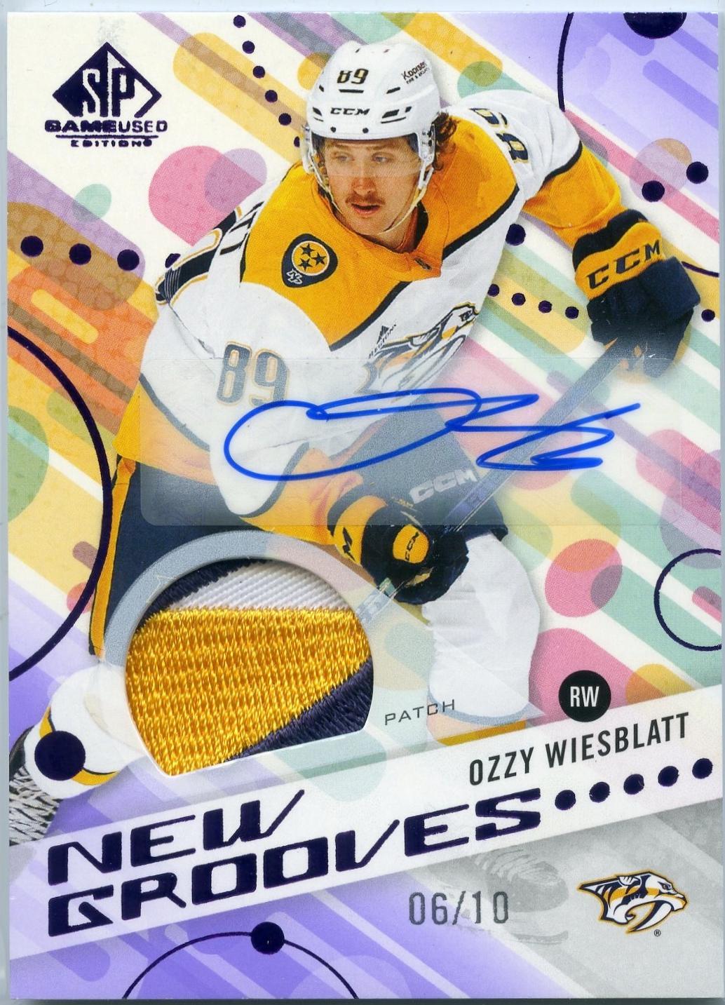 Ozzy Wiesblatt [Purple Patch Red Autograph] #NG-16