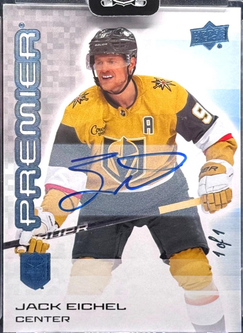 Jack Eichel [Platinum Blue Autograph] #10