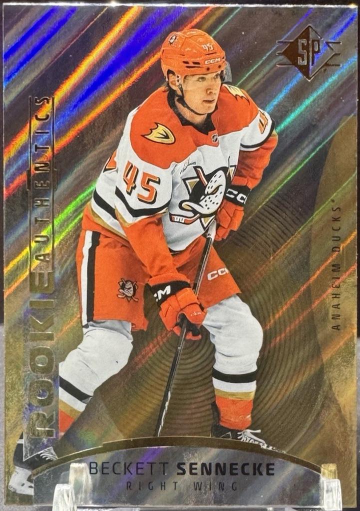 Beckett Sennecke [Patterned Foilboard Gold Authentics] #108